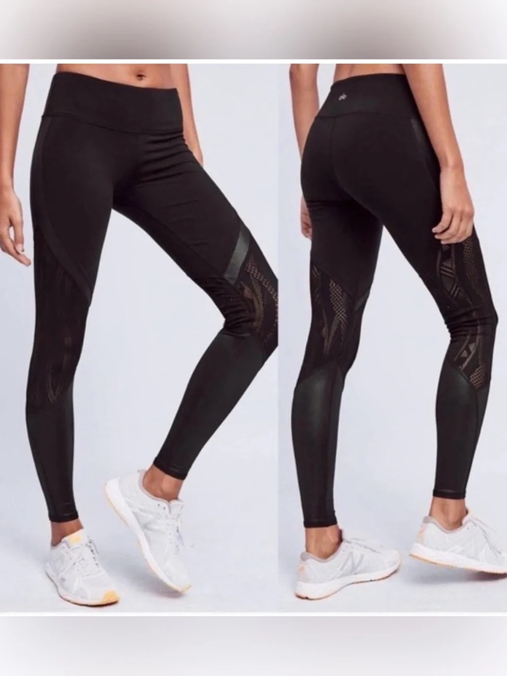 ALO Yoga Vitality Mesh Lace Cut-Out leggings